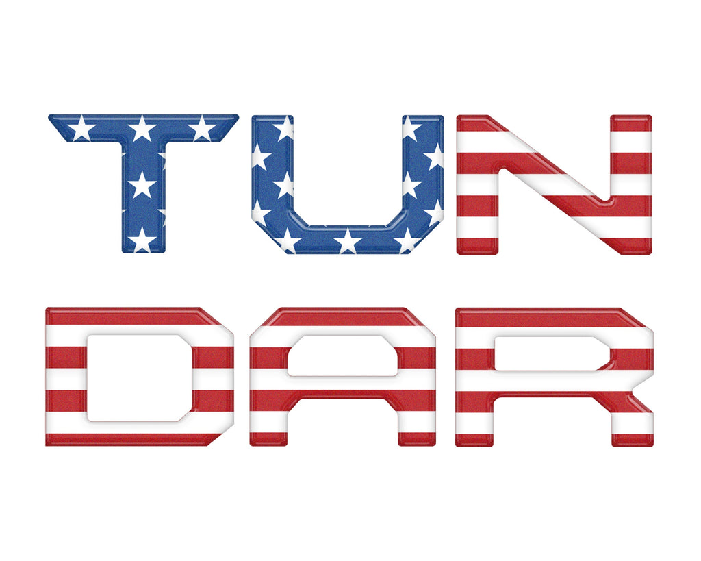 Lower Grille Letter Inserts Fits 2022-2024 Toyota Tundra