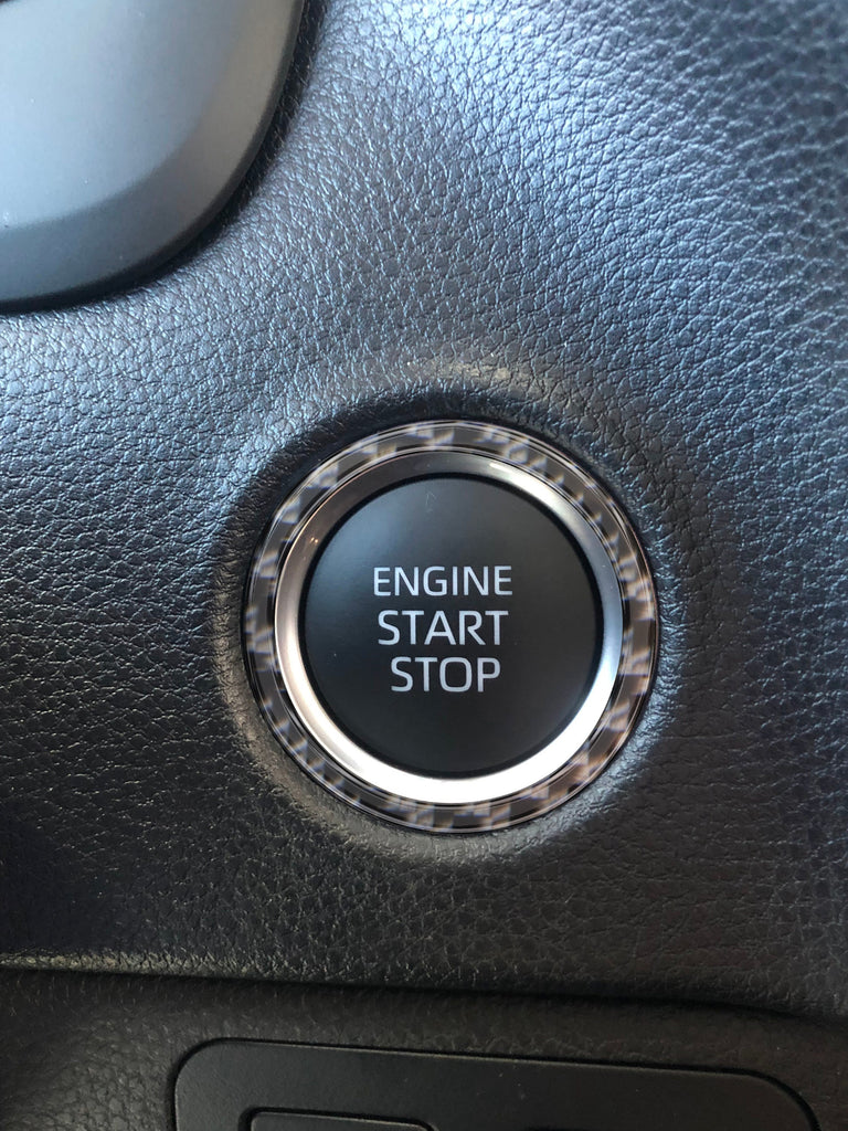 Push to Start Button Accent Trim Fits 2022-2023 Toyota Tundra