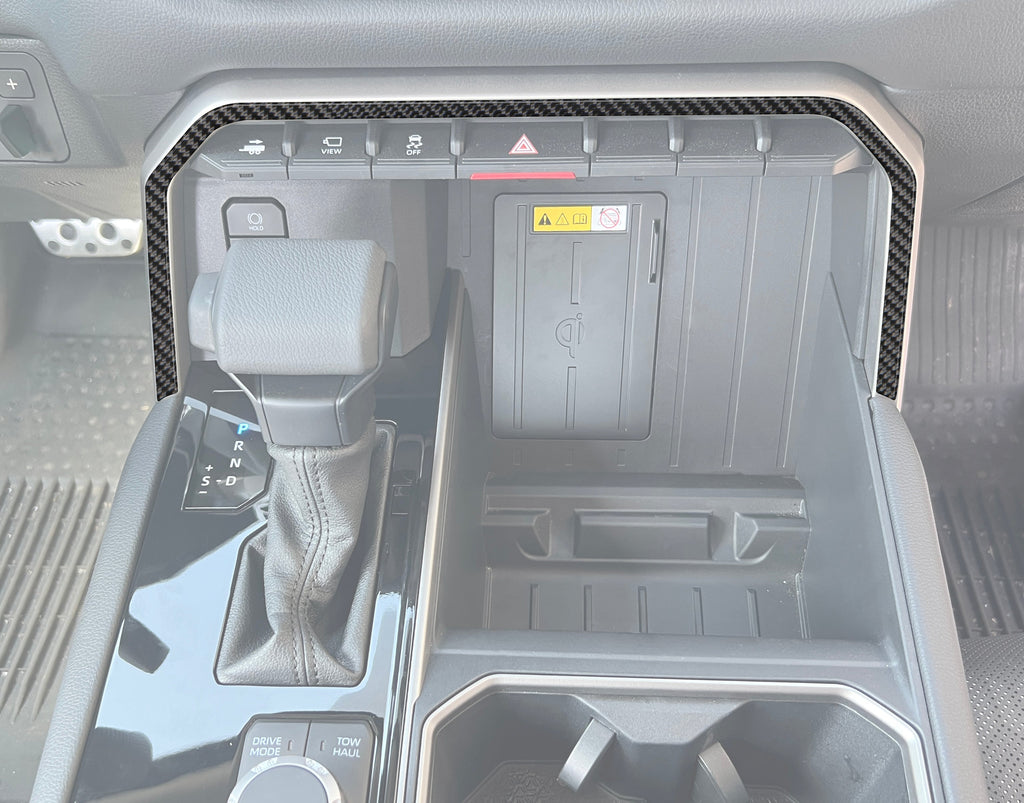 Upper Center Console Line Accent Trim Fits 2022-2023 Toyota Tundra