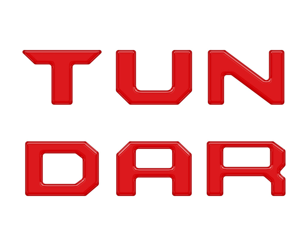 Glove Box Letter Inserts Fits 2022-2024 Toyota Tundra