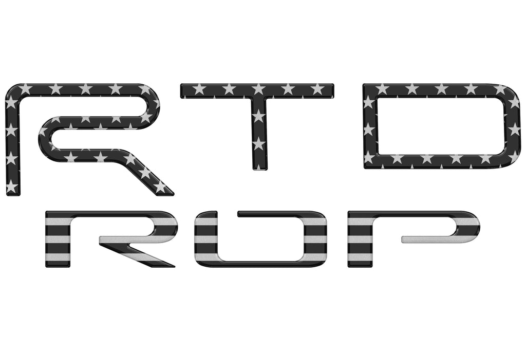 TRD Pro Tailgate Letter Inserts Fits 2022-2026 Toyota Tundra