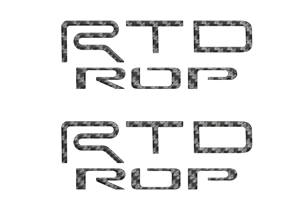 Hood Louver Letter Overlays Fits 2022-2024 Toyota Tundra TRD Pro