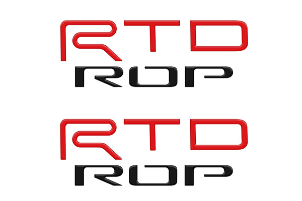 Hood Louver Letter Overlays Fits 2022-2024 Toyota Tundra TRD Pro