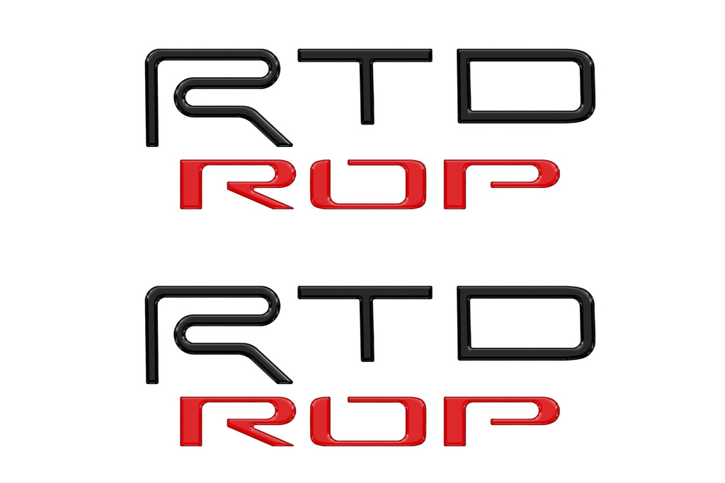 Hood Louver Letter Overlays Fits 2022-2024 Toyota Tundra TRD Pro