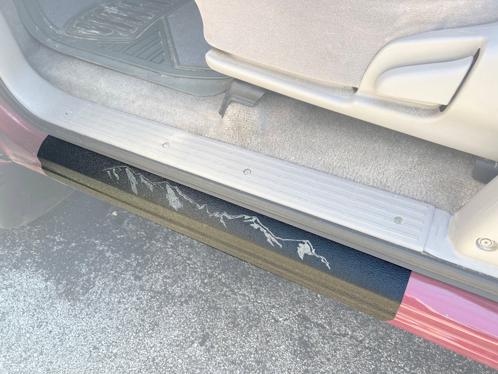 Textured Door Sill Overlays Fits 2000-2006 Toyota Tundra