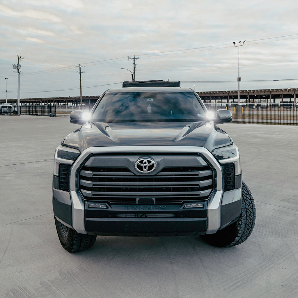 Low Profile Ditch Light Brackets Kit For 2022+ Toyota Tundra