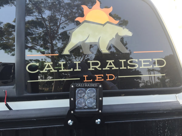 Toyota Truck Bed LED Pod Brackets & Rail Mounts Kit | Cali Raised LED