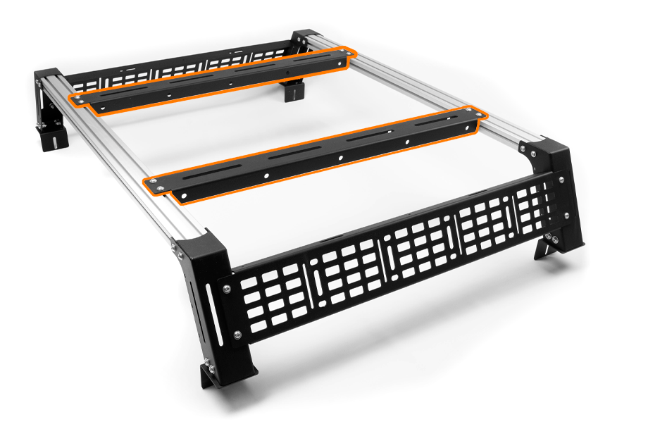 Overland Bed Rack Top MOLLE Panel – Cali Raised LED