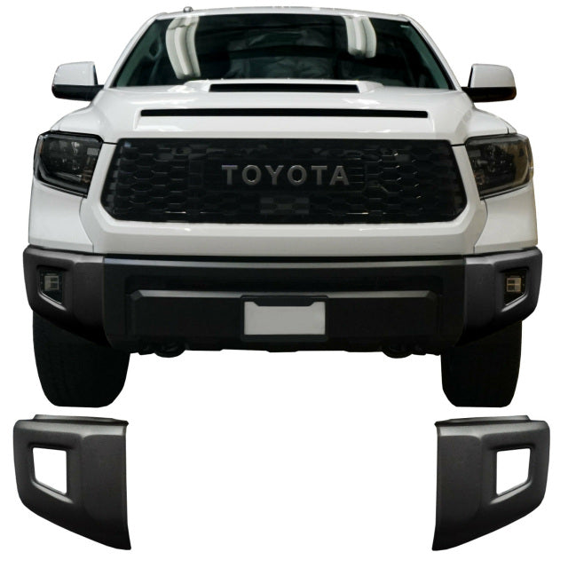 Front Bumper Cover Set Fits 2014-2021 Toyota Tundra
