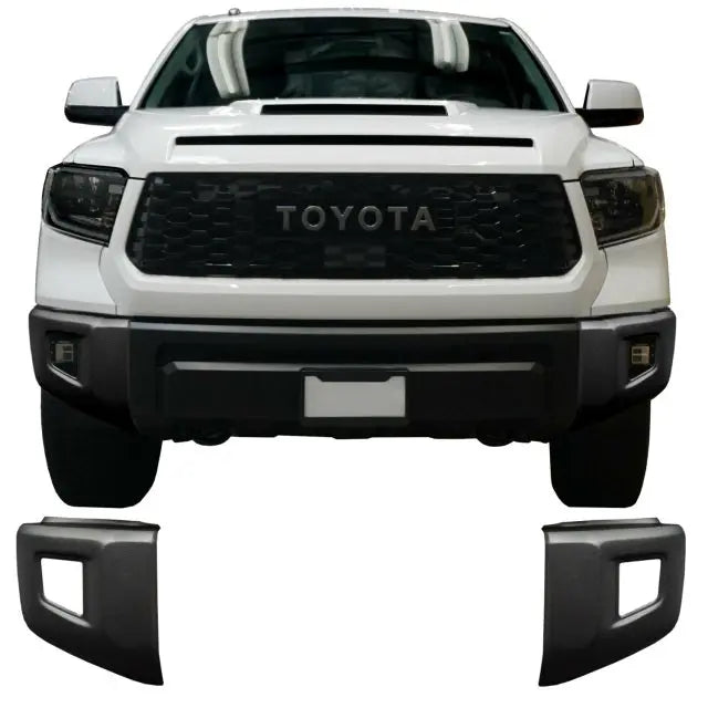 To1000404 Front Bumper Cover Set Fits 2014-2021 Toyota Tundra - Cali Raised LED