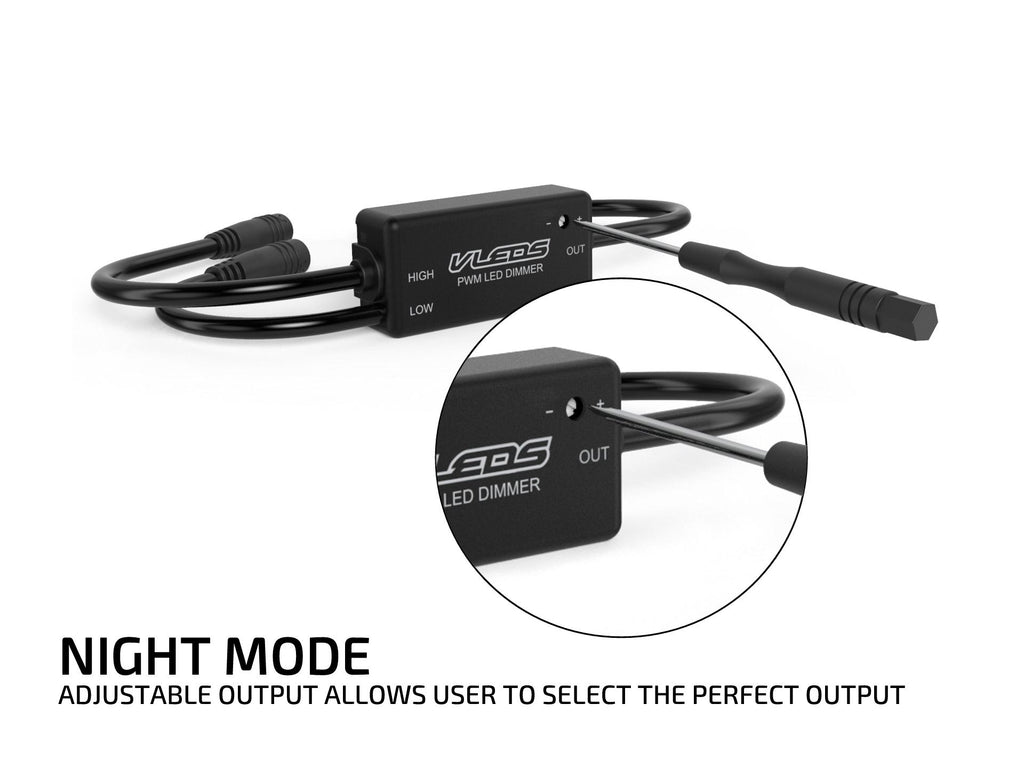 LED Footwell Kit Dual Output Front Fits 10-24 Toyota 4Runner