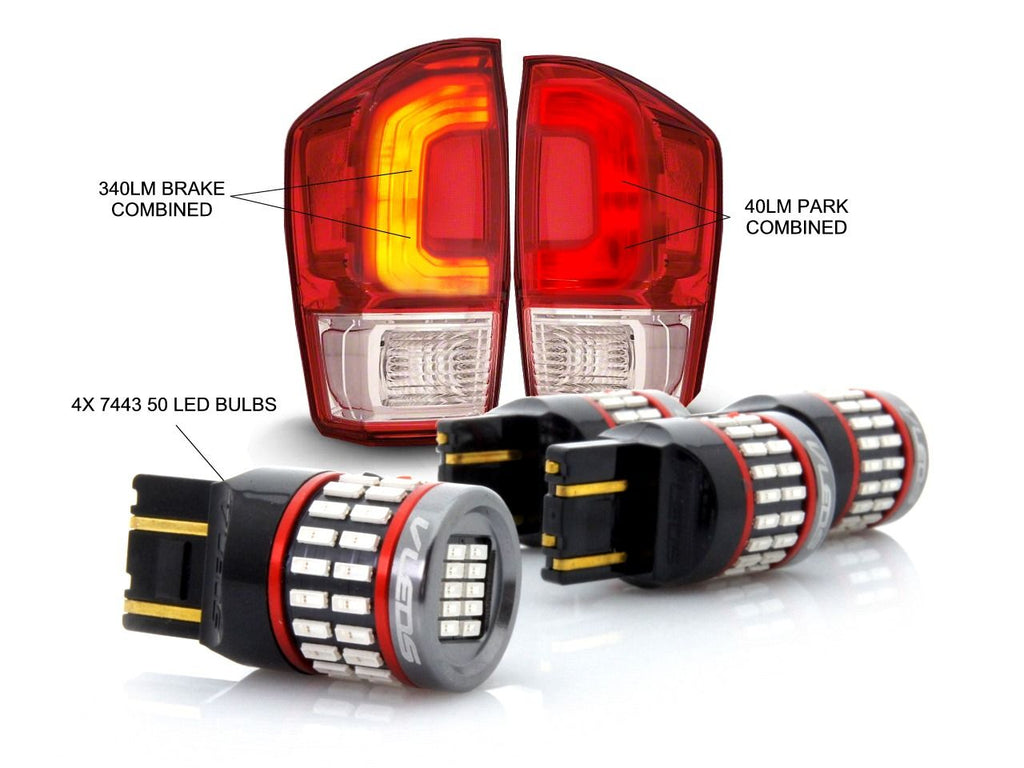 VTAILS TAIL LIGHT CONVERSION KIT Fits 16-23 TOYOTA TACOMA